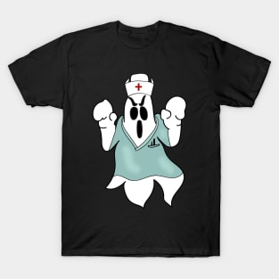 Ghost Nurse Halloween T-Shirt T-Shirt